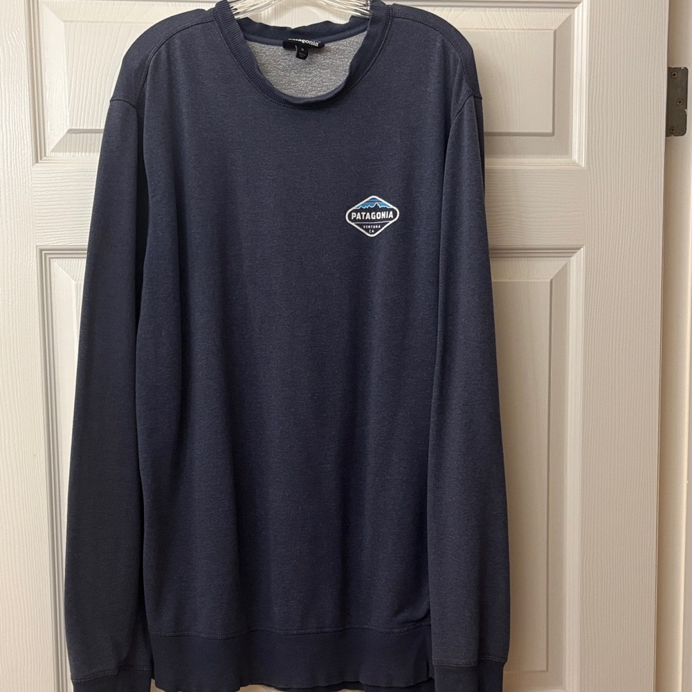 Patagonia Men's Dark Blue Crewneck Sweater